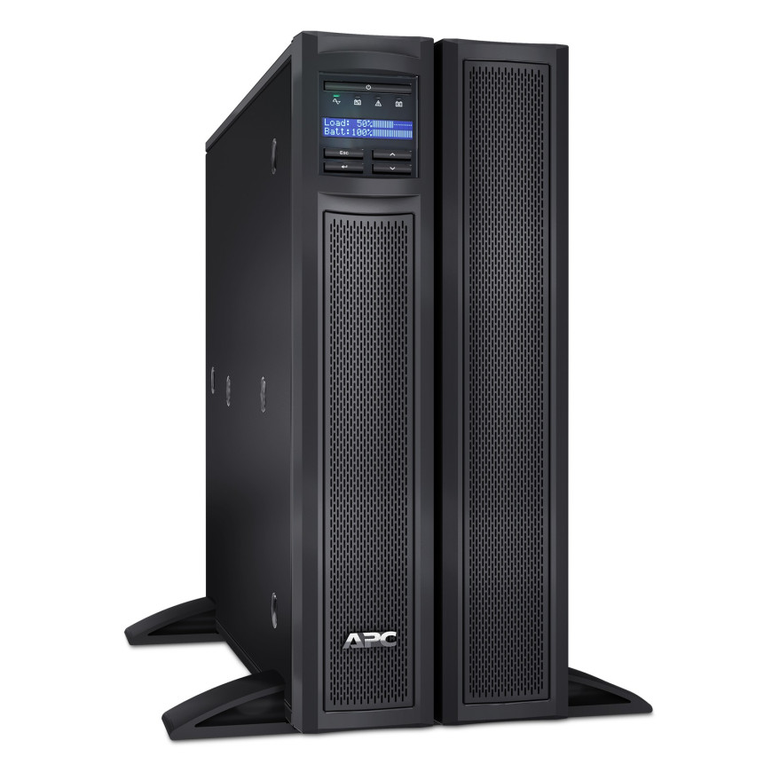 Onduleur Line interactive APC Smart-UPS X 3000VA Rack/Tower LCD 200-240V avec une carte de réseau SNMP/WEB