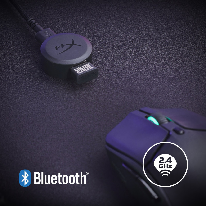 Souris de jeu sans fil Bluetooth HyperX Pulsefire Haste 2 (6N0B0AA)