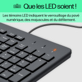 Clavier filaire HP 150 Français (AZERTY) (664R5AA)