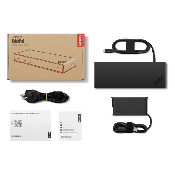 Station d’accueil Lenovo ThinkPad USB4 Dock EU (40BF0100EU)