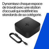 Station d’accueil HP USB-C 100W G6 - Docking Station universel Multiport (9X3V1UT)