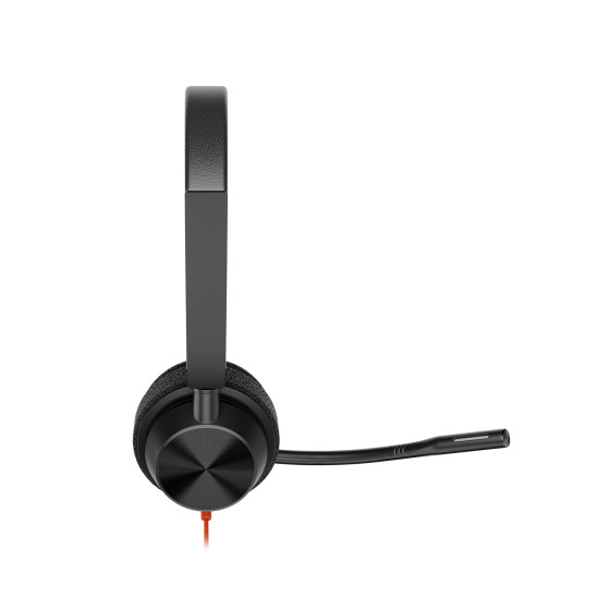 Micro-casque Poly Blackwire 3320 stéréo USB-C certifié Microsoft Teams + adaptateur USB-C/A (8X220AA)