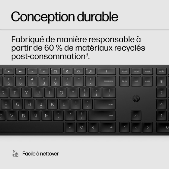 HP 450 blk programmable Wireless keyboard FR