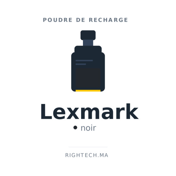 Poudre de recharge toner compatible Lexmark — 1 kg