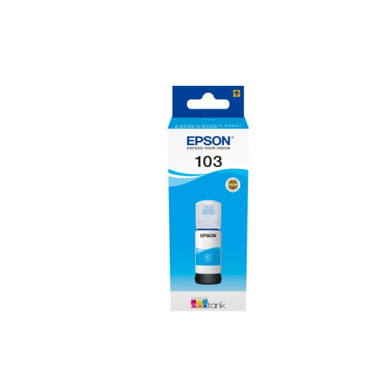 Bouteille d'encre compatible Epson 103 cyan (C13T00S24A)