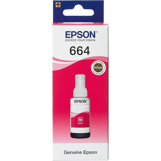 Bouteille d'encre compatible Epson 664 magenta (C13T66434A)