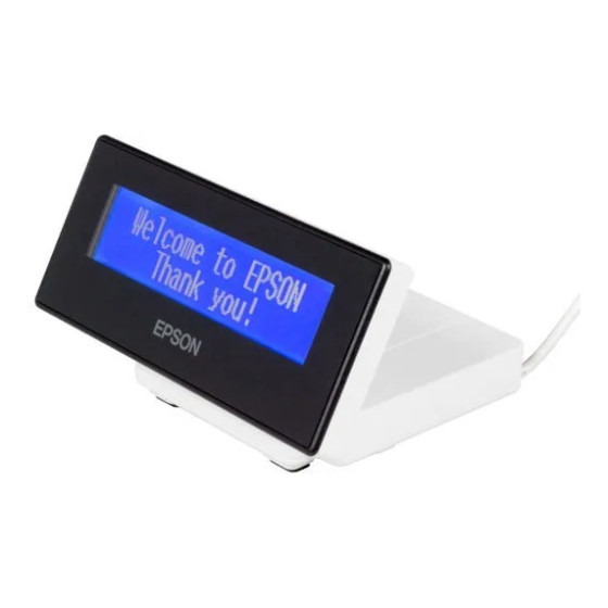 Epson DM-D30 (101) – Afficheur client LCD pour TM-m30 blanc (A61CF26101)