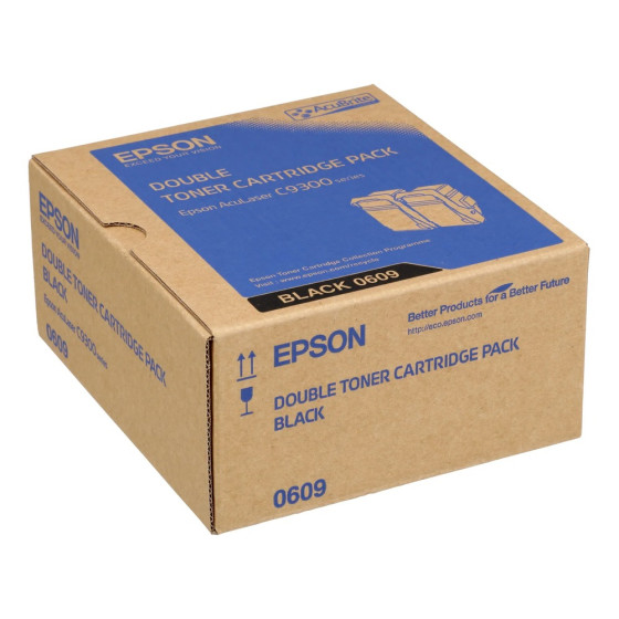 Epson S050609 – Pack 2 toners noir haute capacité (C13S050609)