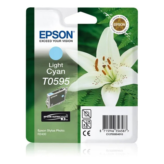Cartouche Epson T0595 – "Lys" d'encre UltraChrome K3 Cc (C13T05954010)