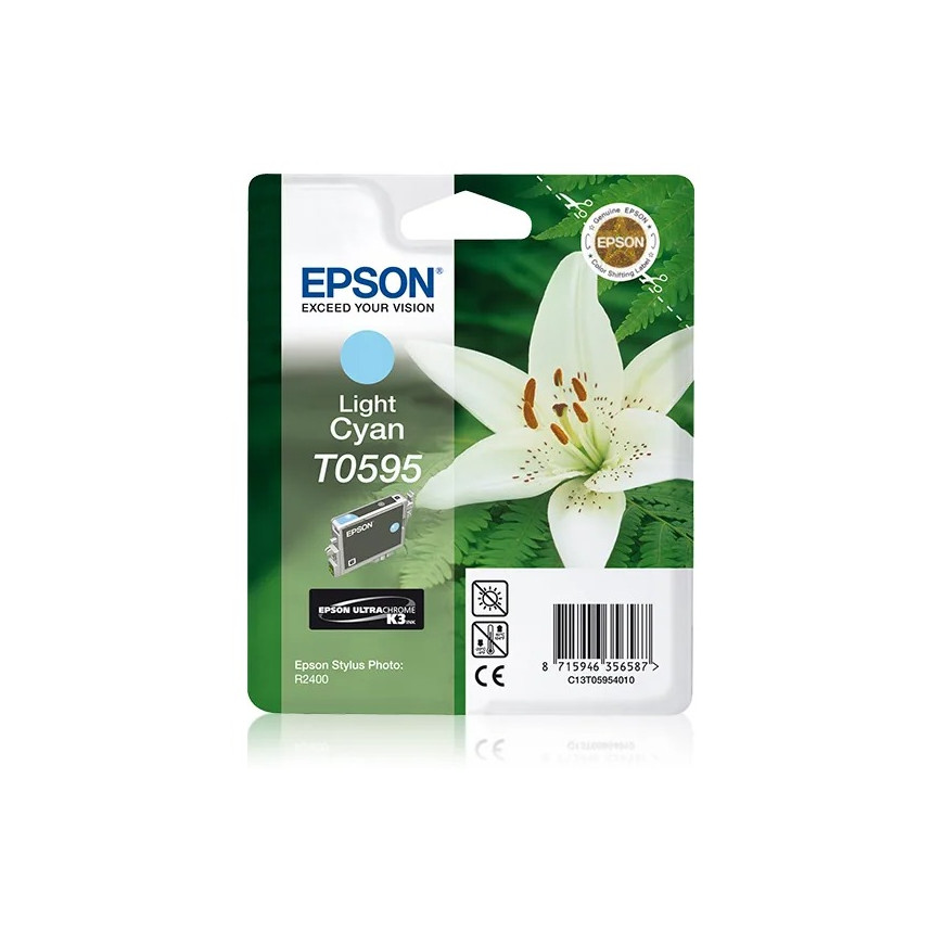 Cartouche Epson T0595 – "Lys" d'encre UltraChrome K3 Cc (C13T05954010)