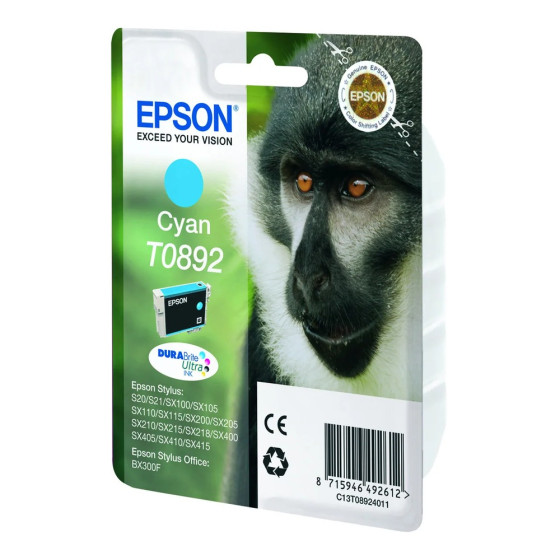 Epson T0892 – Encre cyan DURABrite Ultra (C13T08924011)