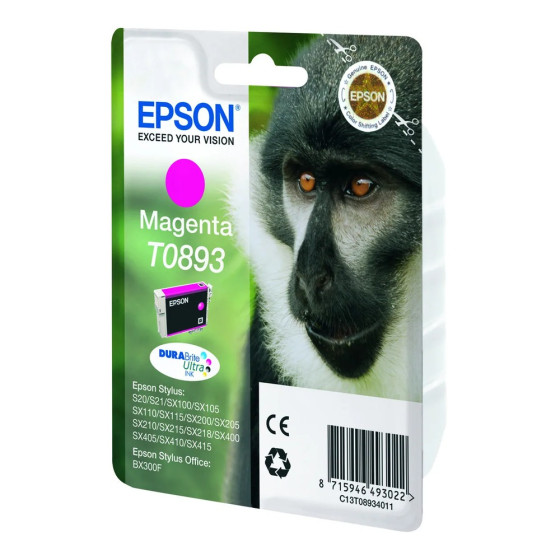 Epson T0893 – Encre magenta DURABrite Ultra (C13T08934011)