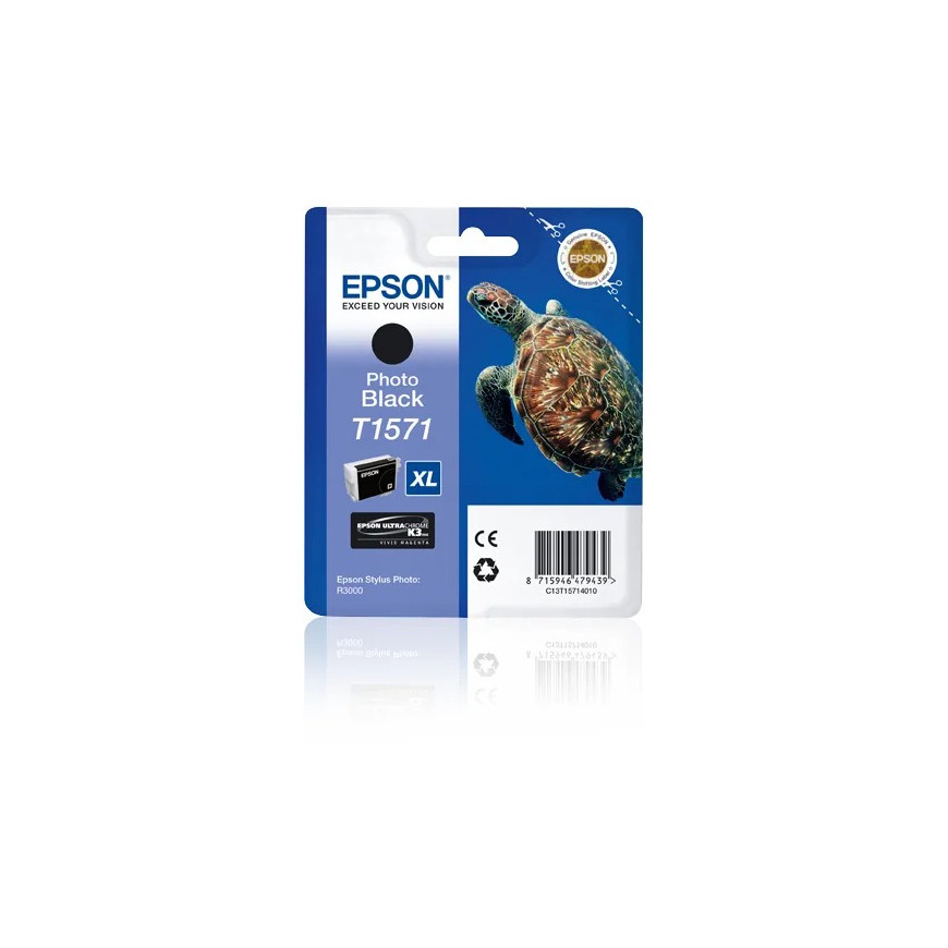 Cartouche d'encre Epson T1571 – photo noire (C13T15714010)