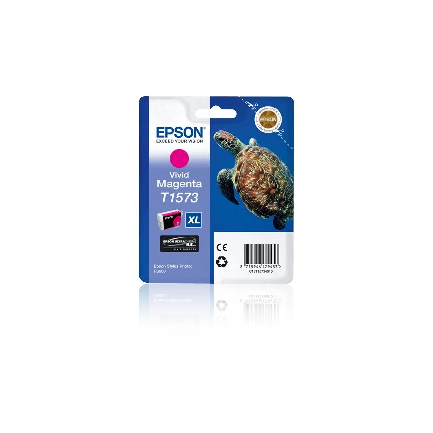 Cartouche d'encre Epson T1573 - Vivid Magenta (C13T15734010)