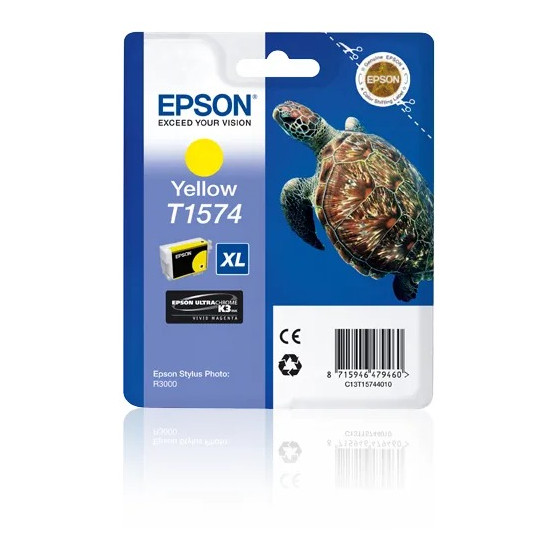 Cartouche d'encre Epson T1574 – jaune Ultrachrome K3 VM J (C13T15744010)