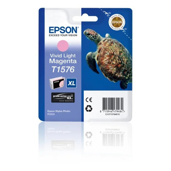 Cartouche d'encre Epson T1576 – Vivid Magenta clair (C13T15764010)