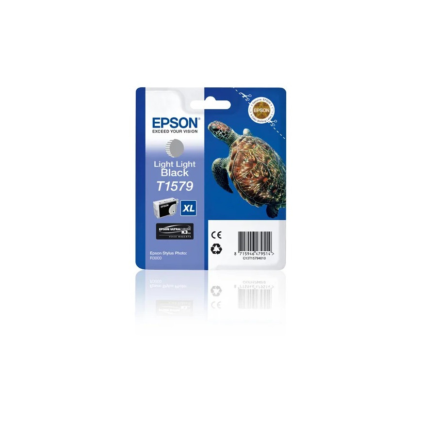 Cartouche Epson T1579 - encre Ultrachrome K3 Gris clair (C13T15794010)