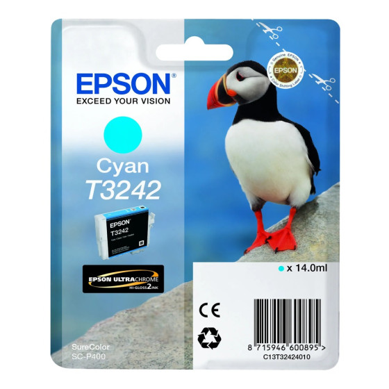 Cartouche d'encre Epson T3242 – Cyan (C13T32424010)