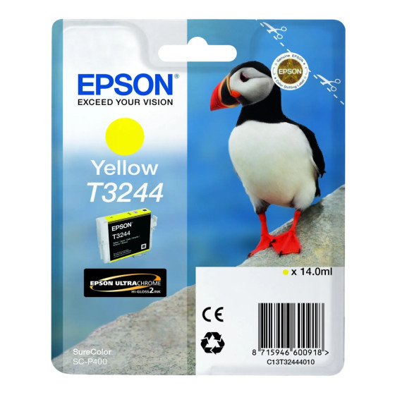 Cartouche d'encre Epson T3244 Yellow – jaune standard (C13T32444010)