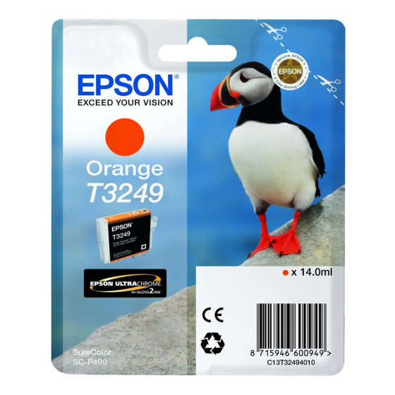 Cartouche d'encre Epson T3249 Orange – standard (C13T32494010)