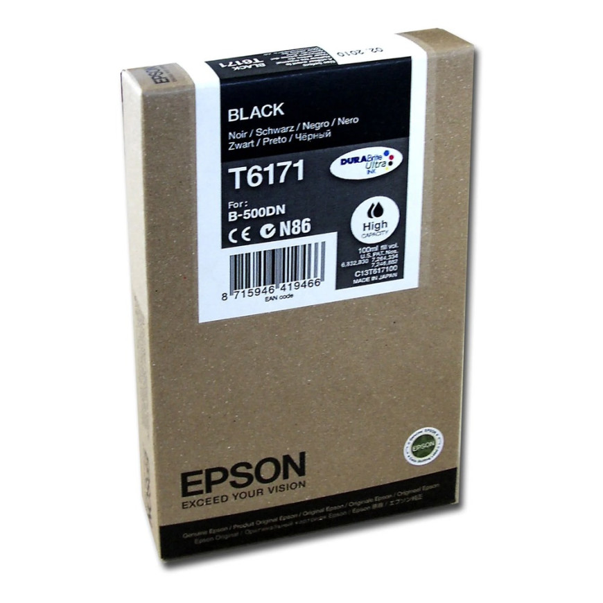 Epson T6171 – Encre noire haute capacité (C13T617100)