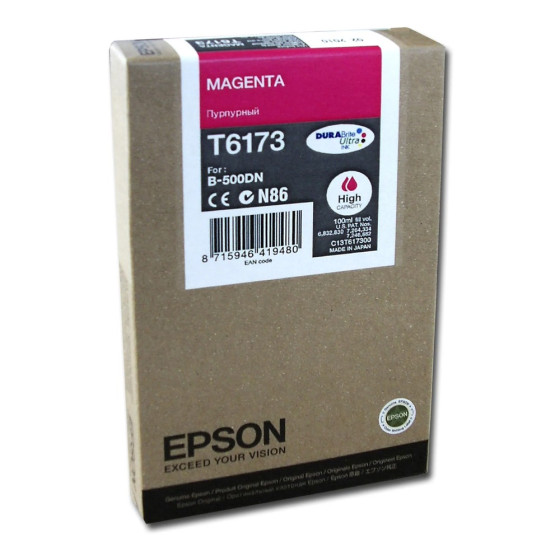 Epson T6173 – Encre Magenta haute capacité (7 000 p) (C13T617300)