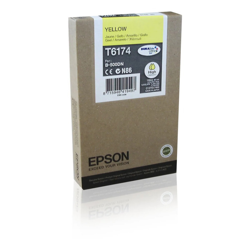 Epson T6174 – Encre Jaune haute capacité (7 000 p) (C13T617400)
