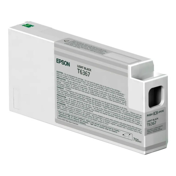 Epson SureColor SC-P7900/9900/7890/9890 – Encre pigment gris 700ml (C13T636700)