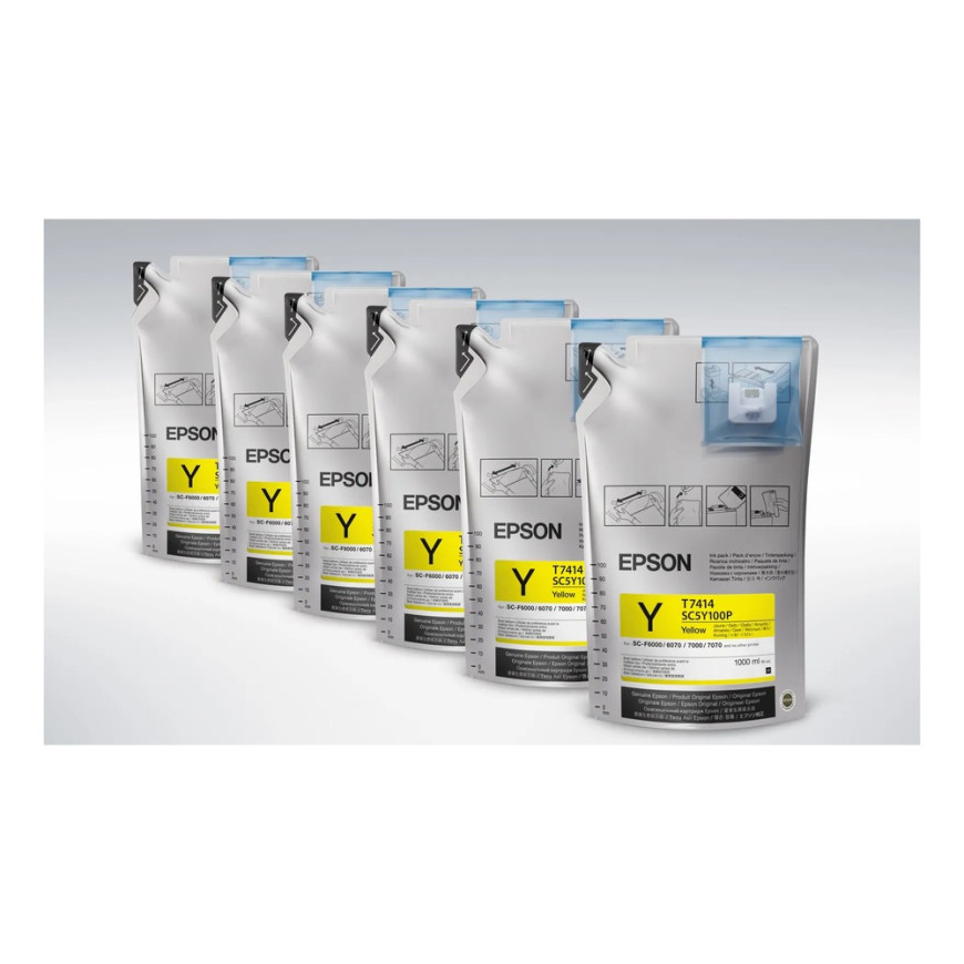 Epson UltraChrome DS T741400 – Encre jaune pour impression professionnelle (C13T741400)