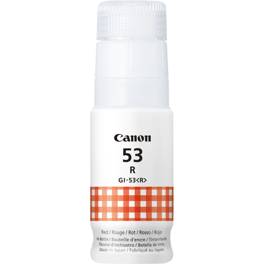 Bouteille d'encre Canon GI-53R rouge (4717C001) | Rightech.ma
