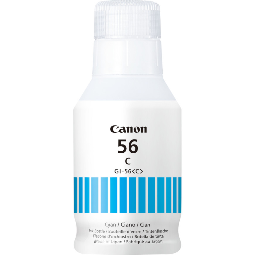 Bouteille d'encre Canon GI-56C cyan (4430C001) | Rightech.ma
