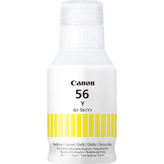 Bouteille d'encre Canon GI-56Y jaune (4432C001) | Rightech.ma