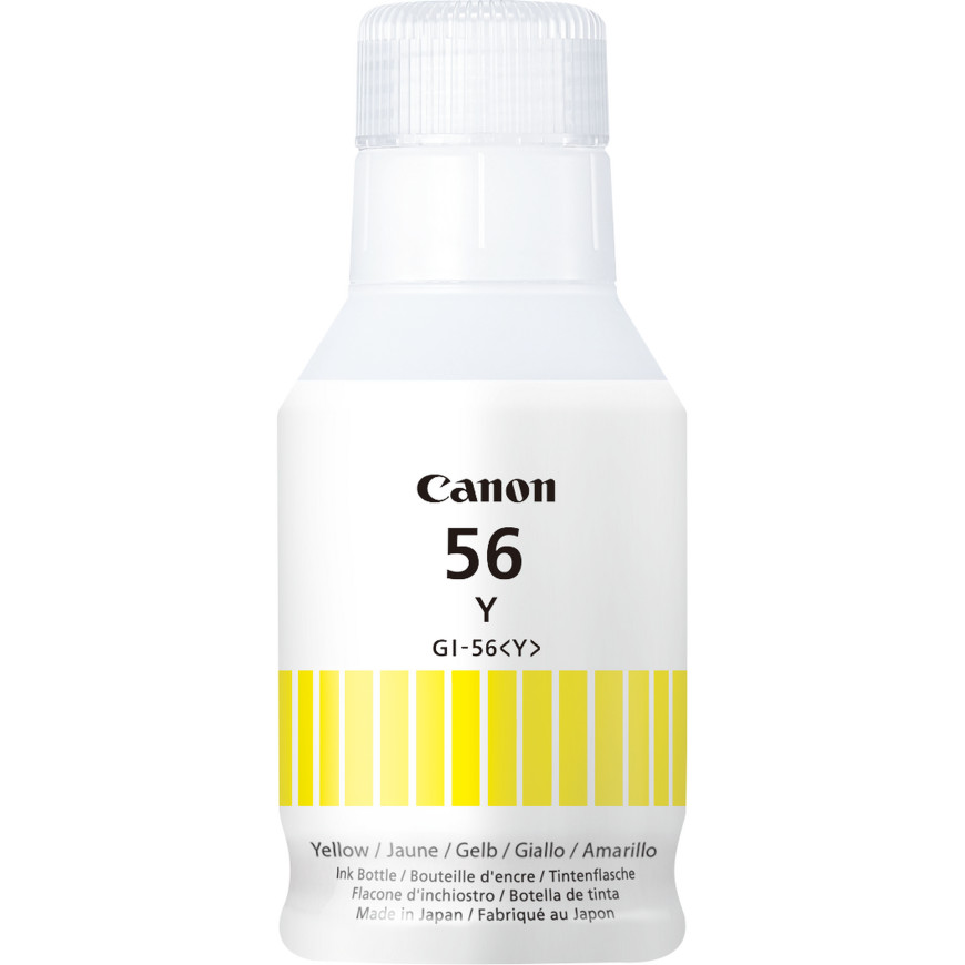 Bouteille d'encre Canon GI-56Y jaune (4432C001) | Rightech.ma