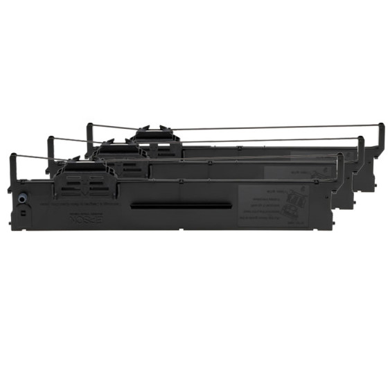 Ruban Epson PLQ-20/M / PLQ-22CS/CSM par pack de 3 (C13S015339) | Rightech.ma