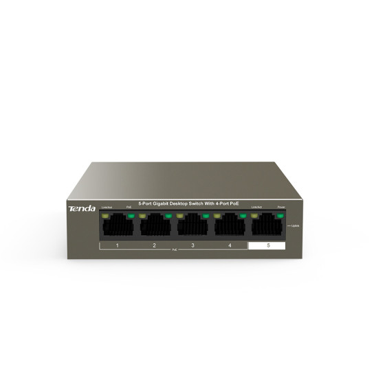 Tenda TEG1105P-4-63W - Switch Gigabit 5 ports dont 4 PoE