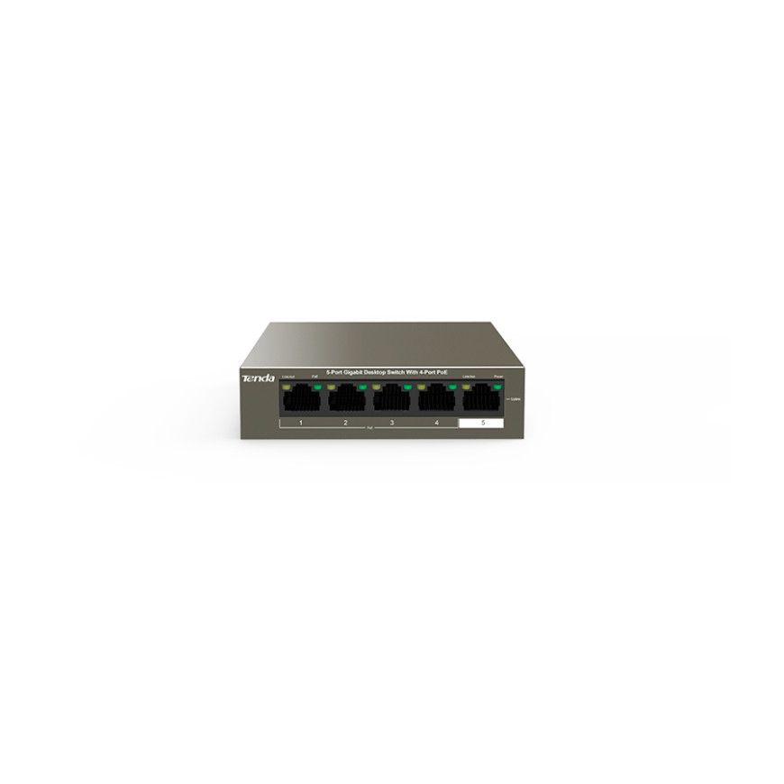 Tenda TEG1105P-4-63W - Switch Gigabit 5 ports dont 4 PoE