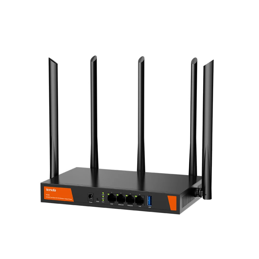 Tenda W30E - Routeur entreprise Wi-Fi 6 AX3000 Gigabit, 200+ clients