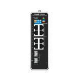 Switch PoE Ruijie Reyee industriel 10 ports Gigabit 2 SFP (RG-NIS2100-8GT2SFP-HP)