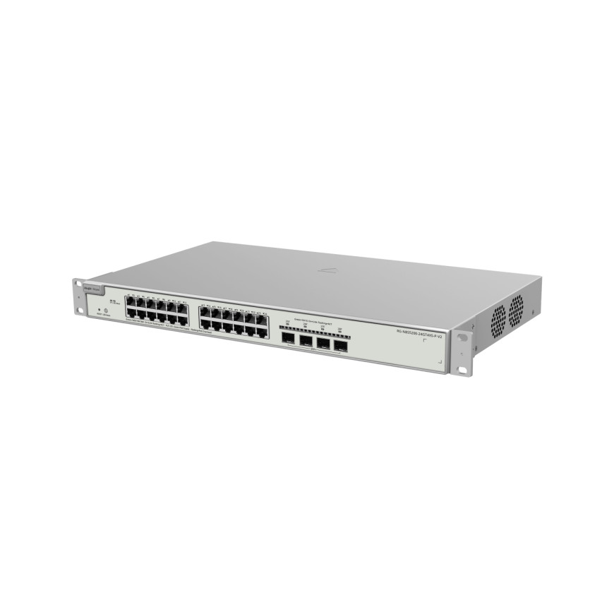 Switch PoE Ruijie Reyee 28 ports Gigabit 4 SFP+ 10 Gb 370 W (RG-NBS5200-24GT4XS-P-V2)