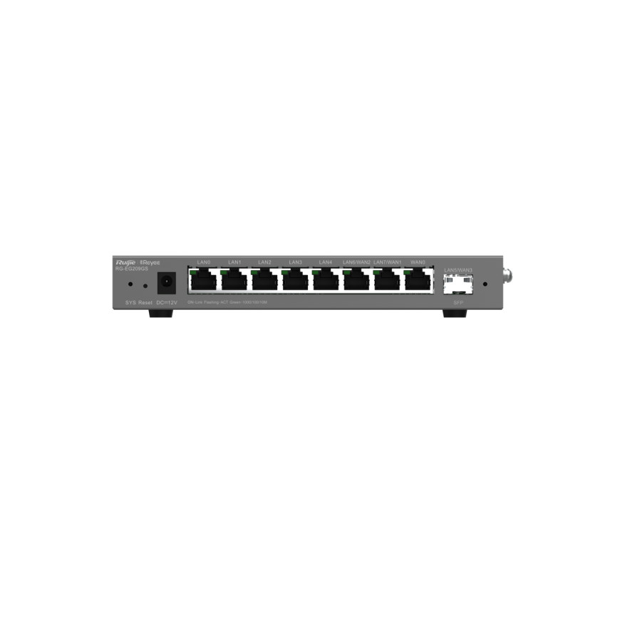 Routeur Ruijie Reyee 9 ports 600 Mbit/s 200 clients (RG-EG209GS)