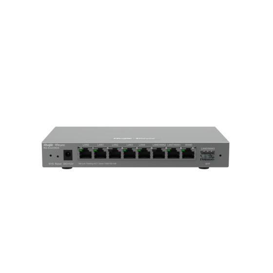 Routeur Ruijie Reyee 9 ports 600 Mbit/s 200 clients (RG-EG209GS)
