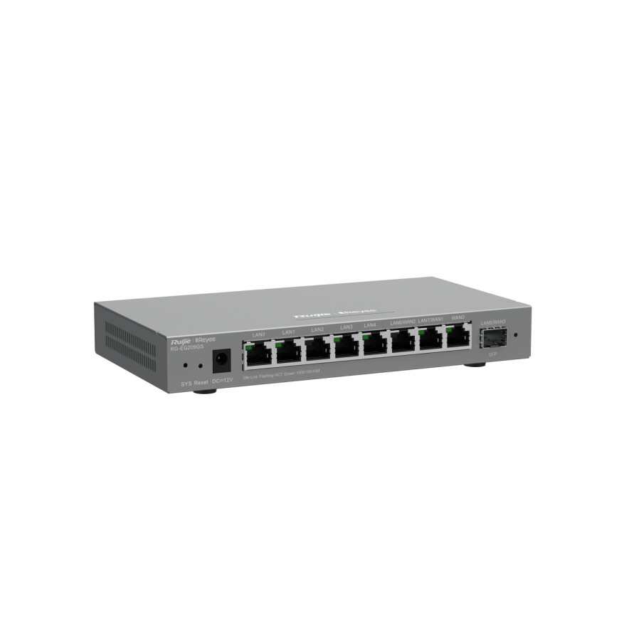 Routeur Ruijie Reyee 9 ports 600 Mbit/s 200 clients (RG-EG209GS)