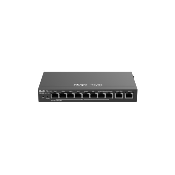 Routeur Ruijie Reyee 10 ports 600 Mbit/s 200 clients PoE 110 W (RG-EG210G-P-V3)