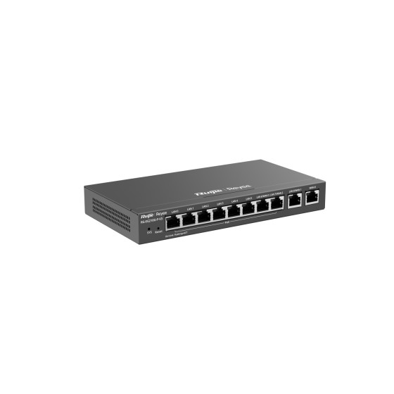 Routeur Ruijie Reyee 10 ports 600 Mbit/s 200 clients PoE 110 W (RG-EG210G-P-V3)