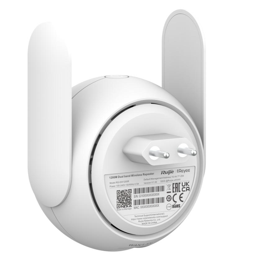 Répéteur Wi-Fi Ruijie Reyee 1200 Mbit/s (RG-EW1200R)