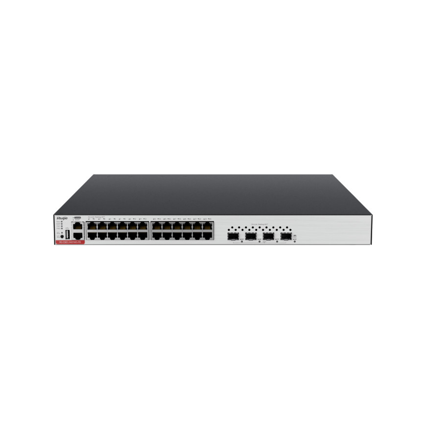 Switch PoE Ruijie 28 ports Gigabit 740 W (RG-CS83-24GT4XS-PD)