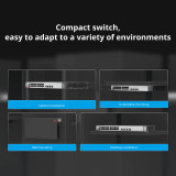 Switch PoE Ruijie 48 ports Gigabit 405 W (RG-CS83-48GT4XS-P)