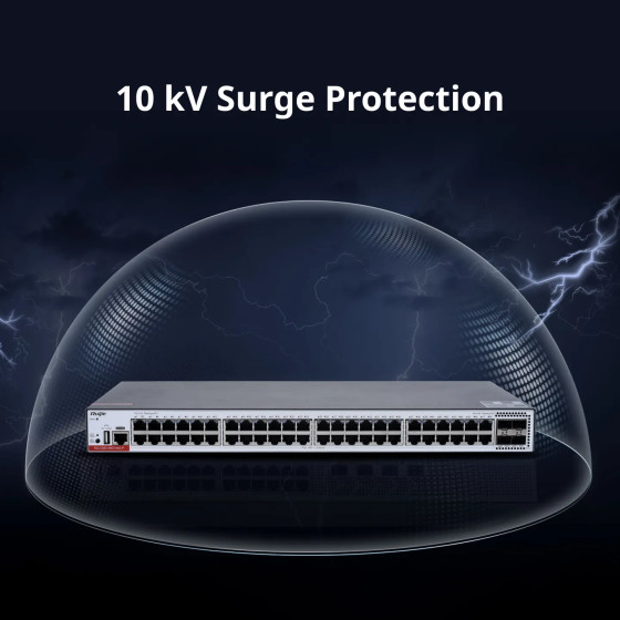 Switch PoE Ruijie 48 ports Gigabit 405 W (RG-CS83-48GT4XS-P)