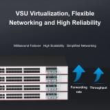 Switch Ruijie 24 ports Gigabit (RG-CS85-24SFP/8GT8XS-D)