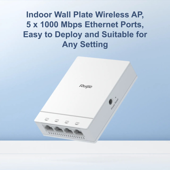 Point d’accès Wi-Fi Ruijie Wi-Fi 6 intérieur (RG-AP180)